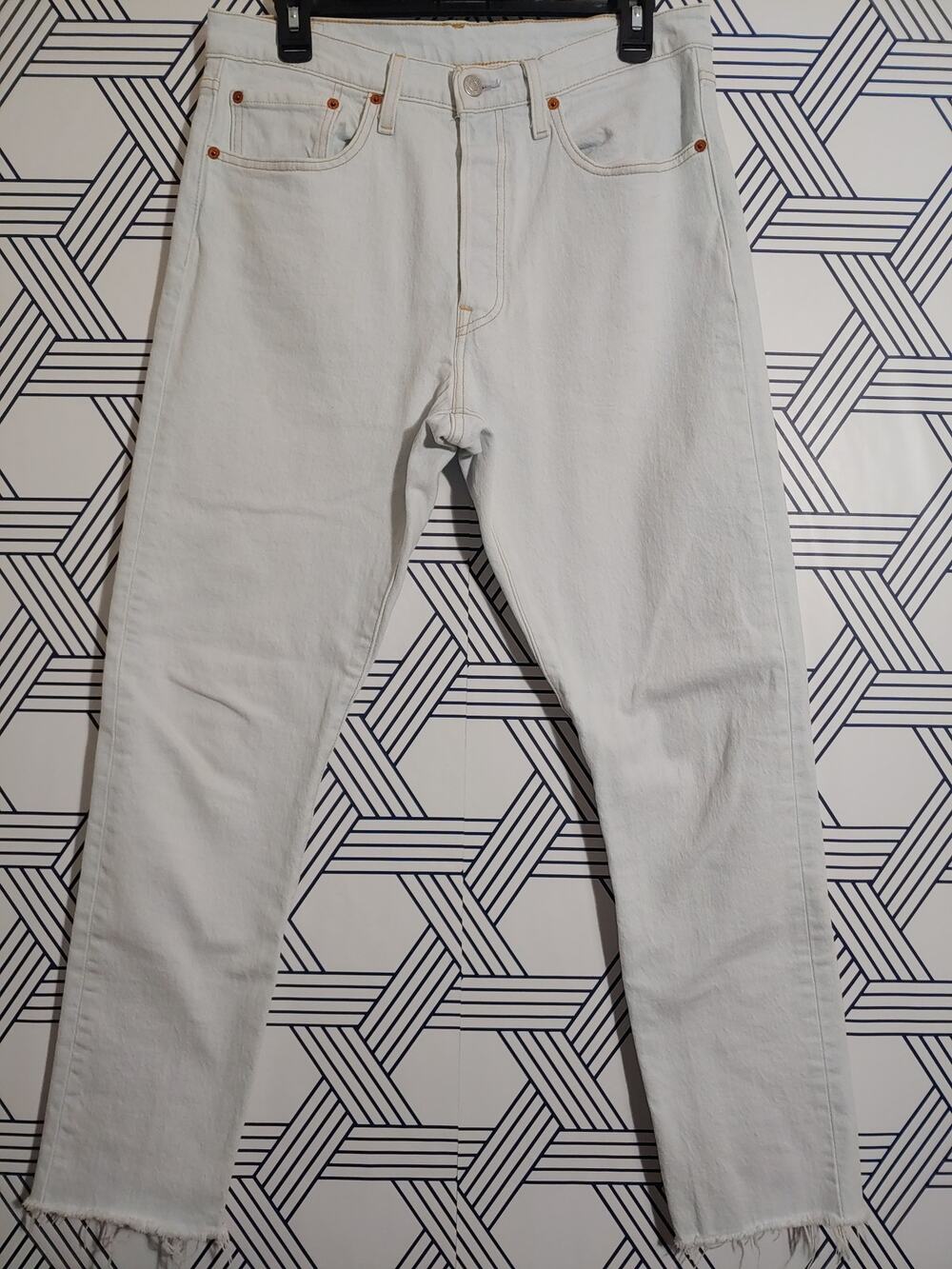 Womens Levi 501 Button Fly Jeans Size 30
